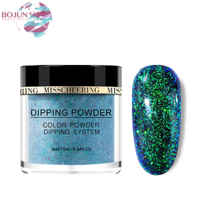 personnalisé dip couleur facile rapide holographique en gros série ongle acrylique plongeant la poudre de pigment - Product Image 6