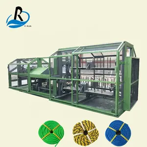 Tự Động Pp Pe Pet Nylon Bông Sợi Đay Xoắn 3 Strands/4 Strands Nhựa Rope Making Machine