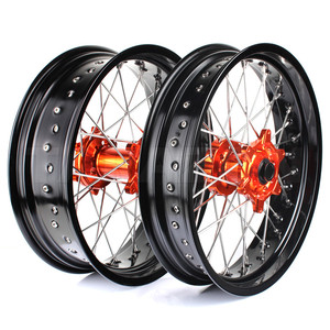 <span class=keywords><strong>3</strong></span>.5 "X 17" 5.0 "X17 <span class=keywords><strong>MOTO</strong></span> Roue à Rayons Pour <span class=keywords><strong>KTM</strong></span> Supermoto - Product Image 1