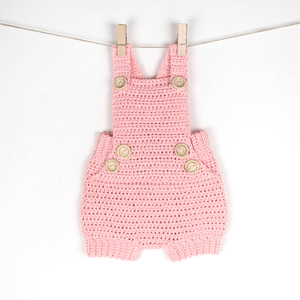 Boys and Girls sleeveless shoot Props newborn clothing Beachwear Crochet baby romper - Product Image 1