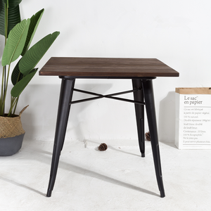 Buena calidad de oro proveedor restaurante vintage de metal de mesa y silla - Product Image 3