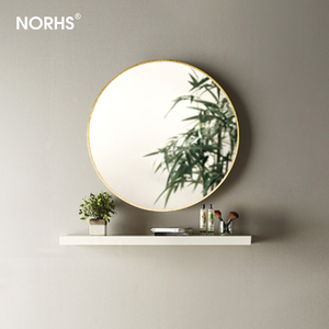 Venta al por mayor habitación decorativo antiguo <span class=keywords><strong>oro</strong></span> enmarcado grandes de plata <span class=keywords><strong>espejo</strong></span> de pared redondo - Product Image 1