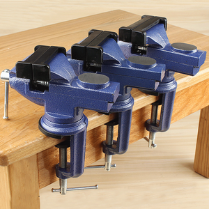 <span class=keywords><strong>Étau</strong></span> <span class=keywords><strong>de</strong></span> <span class=keywords><strong>Table</strong></span> à bois multifonction à 360 degrés avec enclume ronde - Product Image 2