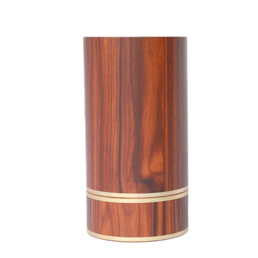 木製ワインギフトボックス高品質卸売カスタム高級ラウンド無垢材ラッカー仕上げ