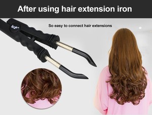 Loof professionnel petite taille <span class=keywords><strong>Extension</strong></span> de cheveux fer bonne qualité Extensions de cheveux outils kératine chaud liaison Machine de cheveux - Product Image 3