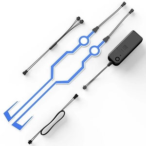 2019 el más nuevo de 7 colores anti disturbios bluetooth de la motocicleta en la construcción del casco luces de tira de led - Product Image 4