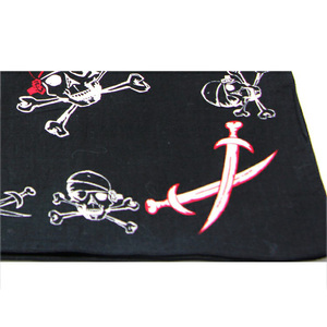 De cráneo impreso <span class=keywords><strong>100</strong></span> algodón orgánico Hip Hop cabeza Bandana - Product Image 2