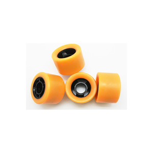Beste Qualität 63mm 90% Rebound Kunden spezifisches Logo Drucken 88A 90A 92A 95A 98A Harte Härte Gutes Fahren PU Quad Rollschuh räder - Product Image 2
