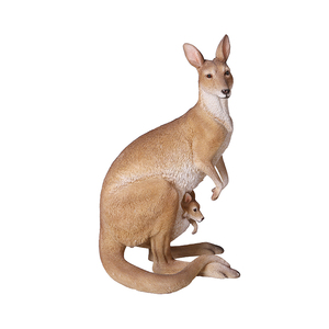 Al aire libre decorativa de la casa de animal vida tamaño resina de <span class=keywords><strong>dibujos</strong></span> <span class=keywords><strong>animados</strong></span> canguro estatua en venta - Product Image 1