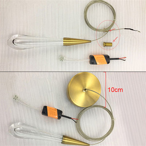 Luz Decorativa Simples em Forma de Gota de Água JYLIGHTING, Luminárias de Cristal Pendentes - Product Image 6