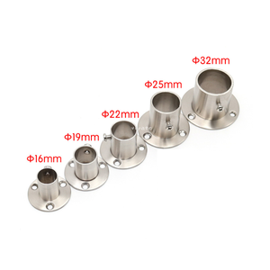 Guardaroba Flangia Rotonda Tubo di Tubo di Supporto di Sostegno - Product Image 1