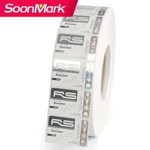 Tùy chỉnh dập nóng 2D/3D dài Hologram Laser Nhãn dán nhãn HOLO đồ họa an ninh 10ml lọ chai nhãn cho anabolic - Product Image 2