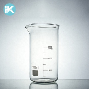 Huke borosilicate Personnalisé 3.3 forme haute 100 ml laboratoire <span class=keywords><strong>chimie</strong></span> utilise bécher en verre de laboratoire - Product Image 2
