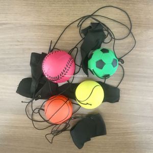 Toptan ucuz doğal kauçuk malzeme yoyo topları promosyon 60mm yuvarlak <span class=keywords><strong>bungee</strong></span> stres topu golf şekilli tether top köpek oyuncak - Product Image 6
