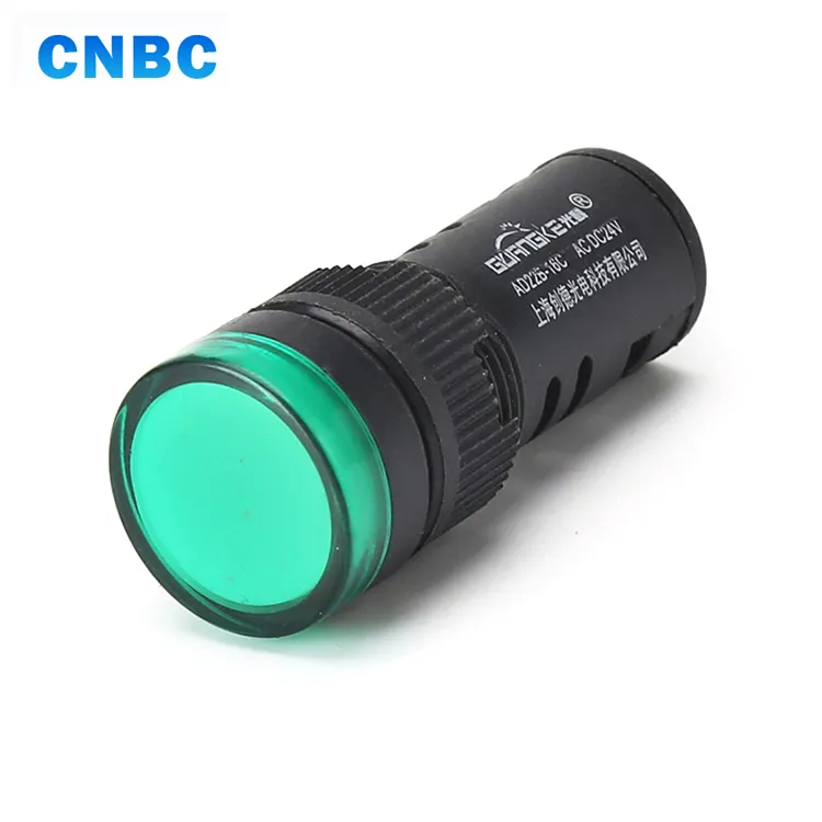 מכירה לוהטת 16mm קוטר גודל AD16-22DS אדום ירוק צהוב 24 v 110 v 12v220v led מחוון אור עם סיכות