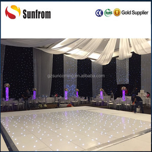 Meilleur Prix De Mariage RVB Lumineux Disco Portative Blanche Starlit LED Danse Avec Lumière - Product Image 3