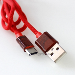 Nuevo 1 M Nylon trenzado USB tipo C <span class=keywords><strong>3</strong></span>,0 rápido <span class=keywords><strong>Cable</strong></span> de carga de datos para el tipo-C de los dispositivos móviles teléfono - Product Image 4