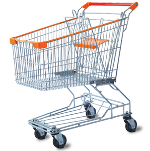 किराने की दुकान स्टील ट्राली सुपरमार्केट शॉपिंग कार्ट - Product Image 1