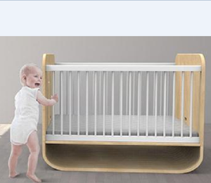Venta caliente <span class=keywords><strong>cama</strong></span> mejor oferta de madera natural de madera maciza cuna bebé cunas - Product Image 1
