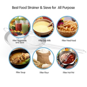 Rây Lưới Mịn Bằng Thép Không Gỉ Bán Chạy Với Tay Cầm Dây Dài - Product Image 5