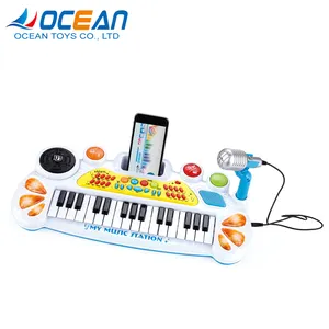 31 Phím Organ Piano Nhạc Cụ Bàn Phím Điện Tử Với Ánh Sáng