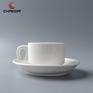175-250ml beyaz porselen özel tasarım kahve fincan ve çay tabağı seramik çay bardağı tabak kahve seti