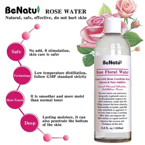 Rose de damas blanchissante à l'eau, Hydrosol organique de qualité supérieure, vente d'usine professionnelle