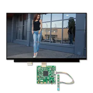 EDp 4 şeritli Mini DP kontrol panosu Ips ekran 3840*2160 dokunmatik ekran mevcut dizüstü bilgisayar ekranı 15.6 inç 4K mini Uhd ince LCD