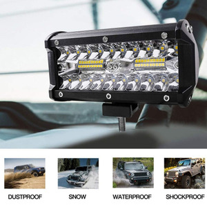 <span class=keywords><strong>Luz</strong></span> led de trabajo de alta potencia para conducción todoterreno, 120W, IP68, resistente al agua, 12V de CC - Product Image 5