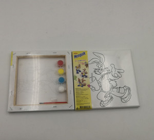 15*15Cm Bán Buôn Động Vật Dễ Thương In Handmade Cartoon Acrylic Kids <span class=keywords><strong>Canvas</strong></span> Bộ Tranh - Product Image 5