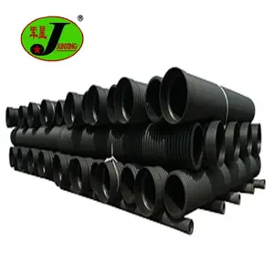 Large diameter stormwater sewerage HDPE corrugated plastic conduit pipe 800mm