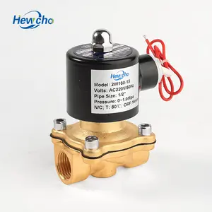Оптовые продажи электромагнитный клапан 1 2 дюйма-2W160 15, недорогой латунный Соленоидный клапан 1/2 дюйма для воды
