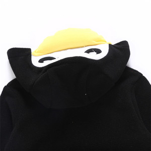 Factory wholesale cartoon animal long sleeve baby jumpsuit polar fleece baby children's clothing winter - Product Image 4