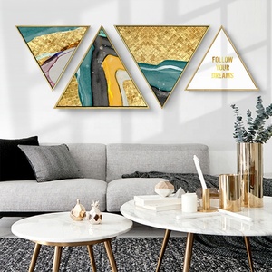 Triángulo 3d foto marco decorativo decoración de la pared de Casa 3d arte abstracto moderno pintura - Product Image 4