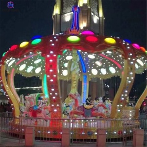 Clásica <span class=keywords><strong>de</strong></span> interior al aire libre, equipo del parque <span class=keywords><strong>de</strong></span> atracciones juegos eléctrica mini caballos <span class=keywords><strong>de</strong></span> carrusel venta paseo - Product Image 3