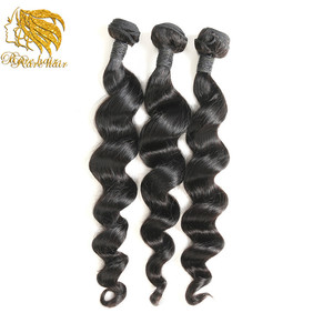 Venta superior 100 gramos San Valentín regalo pelo humano weave Bundles, suelta la onda brasileña virginal del pelo con - Product Image 2