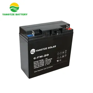 Battery 20ah 12v 3 Years Warranty Deep Cycle 6 Dzm 20 Dry Battery 12v 20ah 2hr