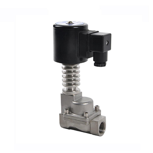 COVNA Dringende Bestellung DN15 Zoll 2-Wege 12 Volt normaler weise geschlossen SS304 Hochtemperatur-Magnetventil