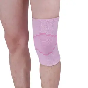 Support élastique à haute élasticité pour le soulagement de la douleur du ligament, support de genou de couleur personnalisé d'usine de chine