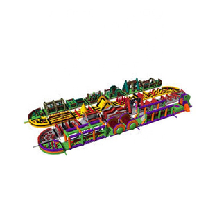 Pista de obstáculos inflable de alta calidad para adultos, divertido, para exteriores - Product Image 1
