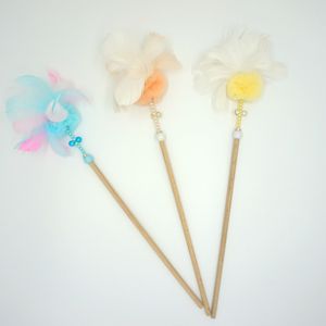 Kat Levert Kwaliteit Grote Kleurrijke Veren Houten Stok Toverstokken Speelgoedkat <span class=keywords><strong>Teaser</strong></span> Speelgoed Voor Het Leuke Dansen Van Katten - Product Image 2