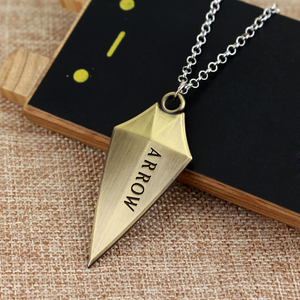 Bijoux de mode flèche verte Logo olive reine héros TV pendentif <span class=keywords><strong>Collier</strong></span> Suspension flèche ras du cou <span class=keywords><strong>Collier</strong></span> <span class=keywords><strong>Collier</strong></span> - Product Image 5