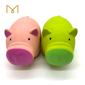 Superventas 2021 nuevos productos para mascotas látex goma Piggy <span class=keywords><strong>mascota</strong></span> perro gato Juguetes - Product Image 6