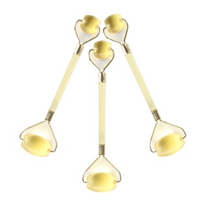 2019 nuevo diseño de belleza Facial cara de la herramienta para adelgazamiento de cuerpo masajeador Natural Jade rodillo - Product Image 6