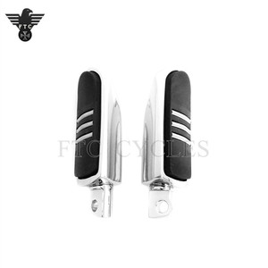 Pedane poggiapiedi cromate stile Streamliner pedane per <span class=keywords><strong>Davidson</strong></span> 93-13 <span class=keywords><strong>v</strong></span>-<span class=keywords><strong>rod</strong></span> Dyna 02-13 indiano 99-13 - Product Image 4