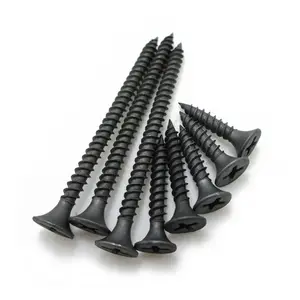 Oferta!!! Tornillo para yeso Tornillos autoperforantes negro vis à cloison sèche