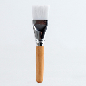 Venta caliente logotipo personalizado Facial <span class=keywords><strong>cara</strong></span> Mini cepillo <span class=keywords><strong>de</strong></span> la máscara corta con mango <span class=keywords><strong>de</strong></span> madera - Product Image 5