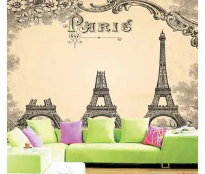 Kertas Dinding Menara Eiffel Grosir Wallpaper Foto Menara Eiffel Kertas Dinding Kamar Tidur