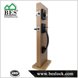 <span class=keywords><strong>Mercado</strong></span> de América con cerradura de <span class=keywords><strong>la</strong></span> puerta Mango en color negro para puerta de entrada de madera - Product Image 5