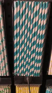 paper straw bulk Disposable kraft paper straw